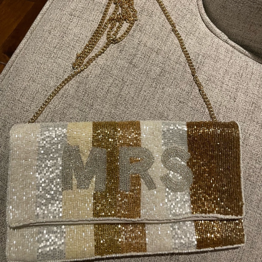 Francesca’s Mrs. Bridal Purse/Clutch